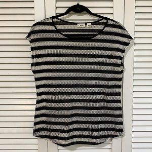 N/A 🚫 Sheer striped summer blouse